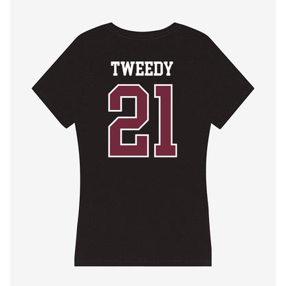FDU - NCAA Men's Basketball : Cameron Tweedy - Women's V-Neck T-Shirt-1