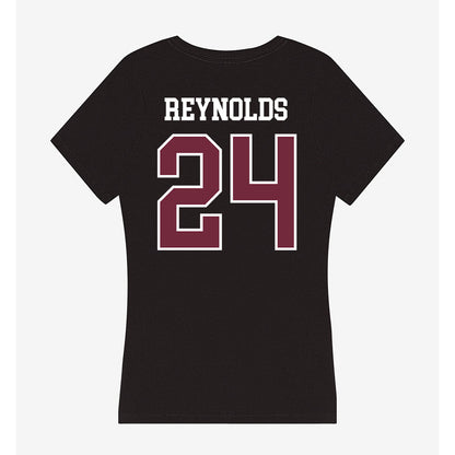 FDU - NCAA Men's Basketball : Brayden Reynolds - Women's V-Neck T-Shirt-1