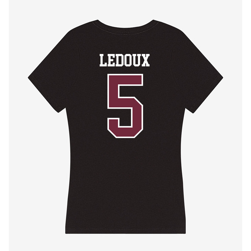 FDU - NCAA Softball : Cheri LeDoux - Women's V-Neck T-Shirt-1