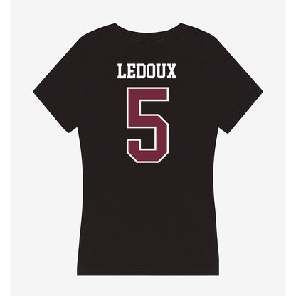FDU - NCAA Softball : Cheri LeDoux - Women's V-Neck T-Shirt-1