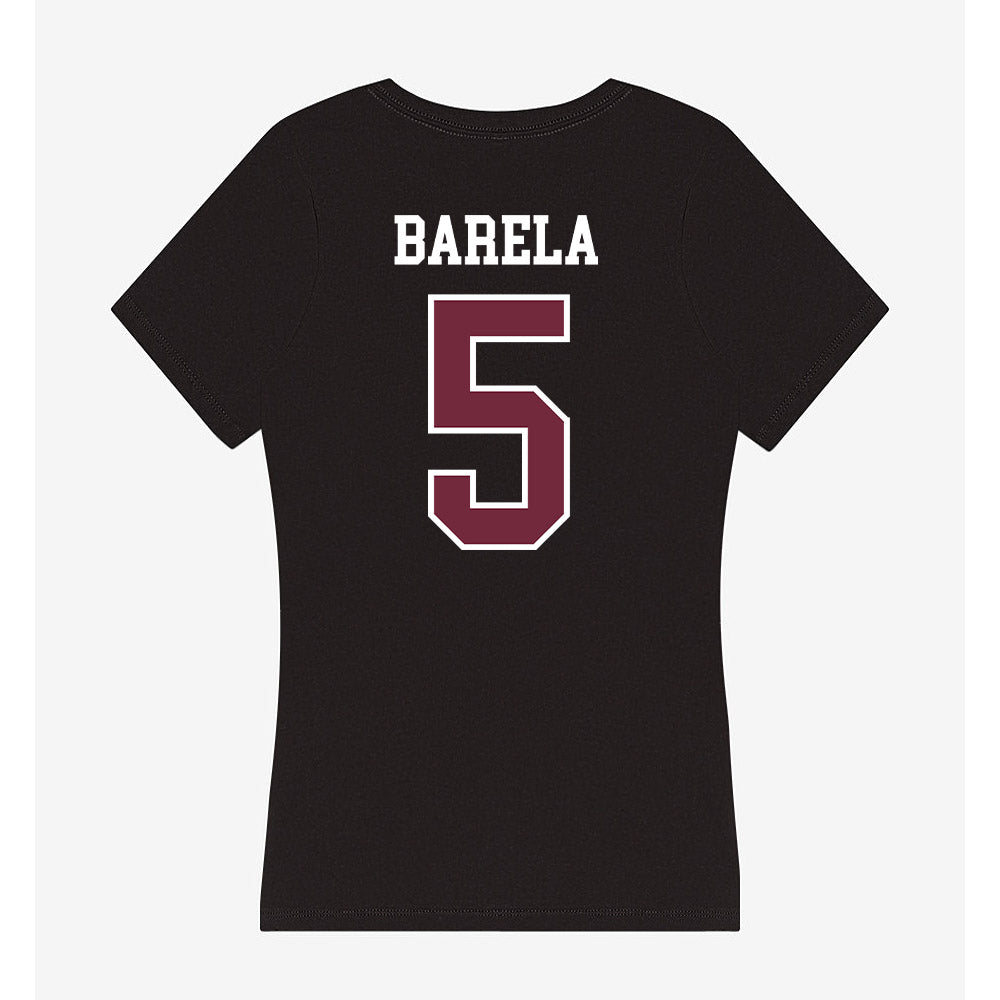 FDU - NCAA Softball : Erika Barela - Women's V-Neck T-Shirt-1