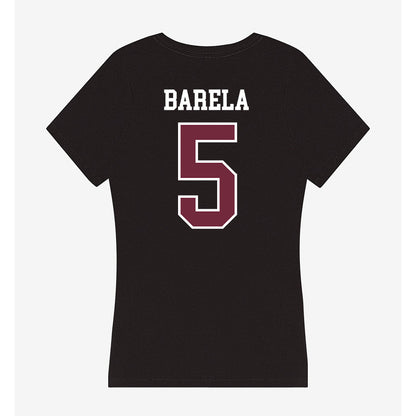 FDU - NCAA Softball : Erika Barela - Women's V-Neck T-Shirt-1