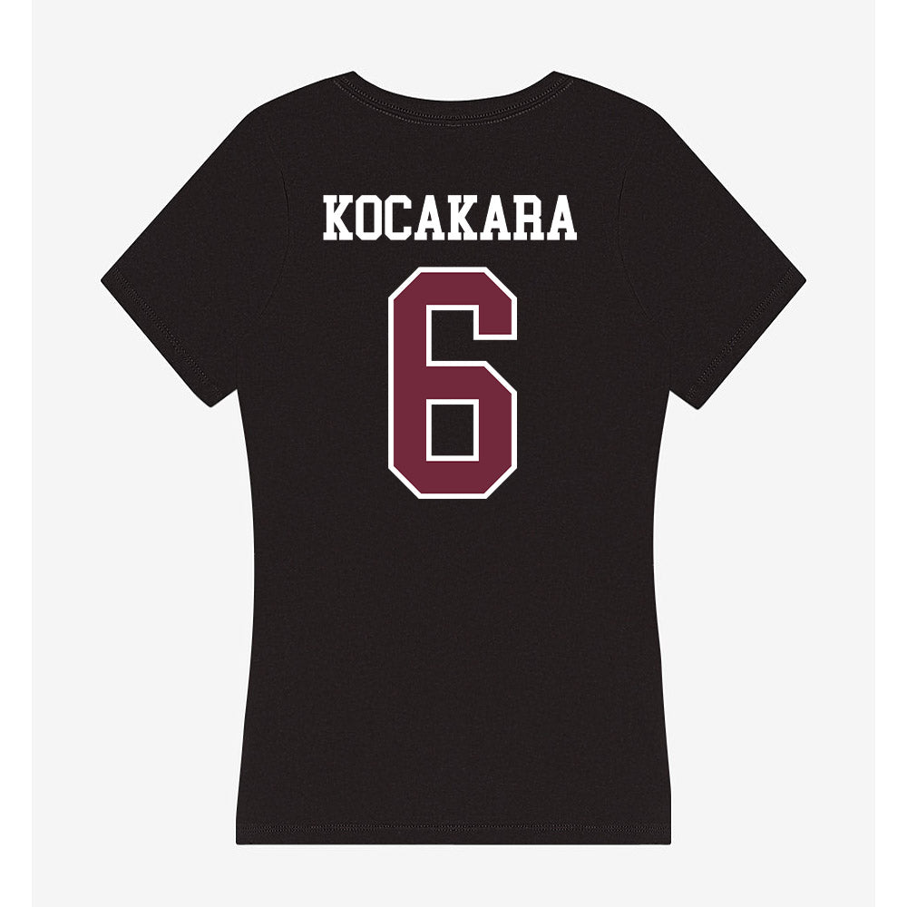 FDU - NCAA Women's Volleyball : Nihal Kocakara - Women's V-Neck T-Shirt-1