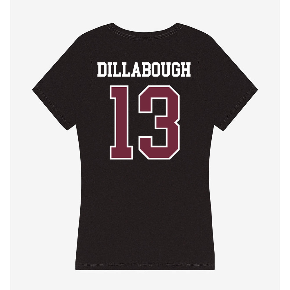 FDU - NCAA Women's Lacrosse : Karly Dillabough - Women's V-Neck T-Shirt-1