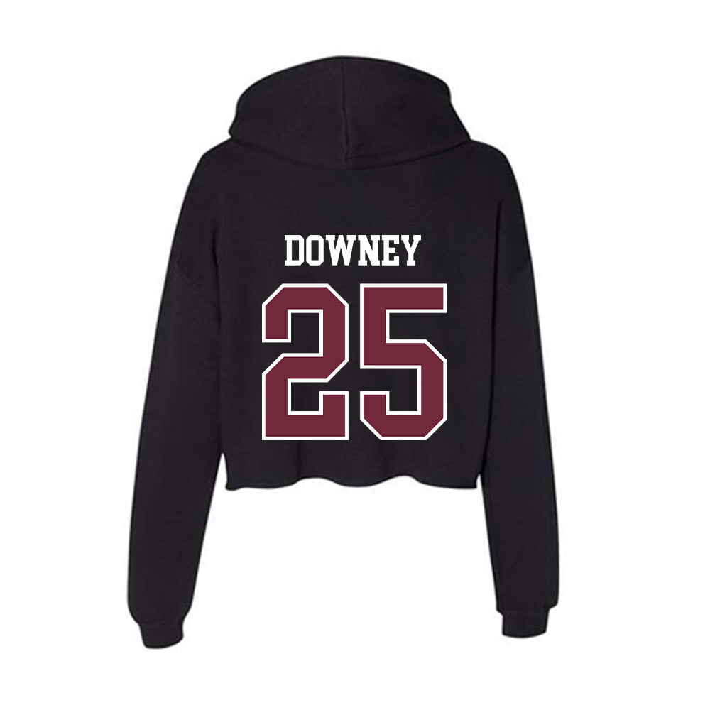 FDU - NCAA Women's Basketball : Reese Downey - Women's Crop Fleece Hoodie-1