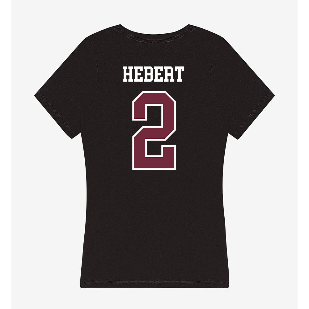 FDU - NCAA Baseball : Mason Hebert - Women's V-Neck T-Shirt-1