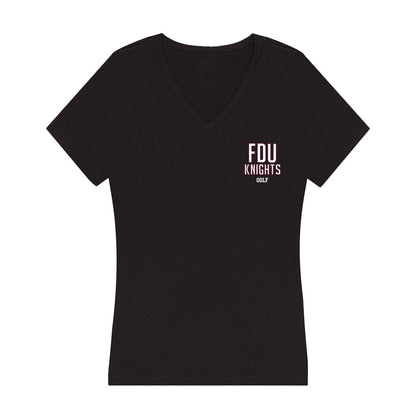 FDU - NCAA Men's Golf : Ranveer Dhupia - Women's V-Neck T-Shirt-0
