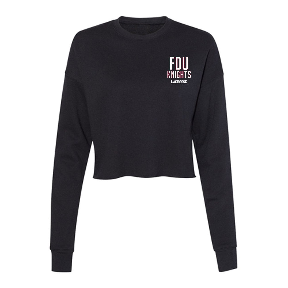 FDU - NCAA Women's Lacrosse : Karly Dillabough - Women's Cropped Crew Fleece-0