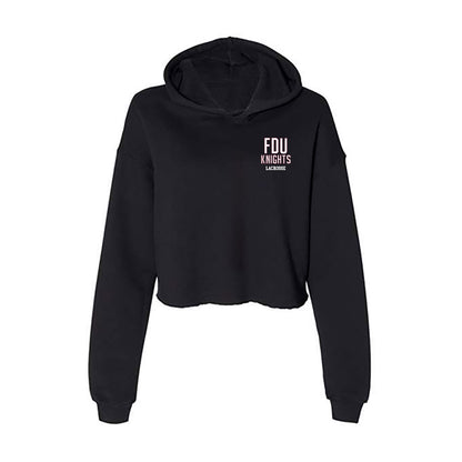 FDU - NCAA Women's Lacrosse : Madison Bafundo - Women's Crop Fleece Hoodie-0