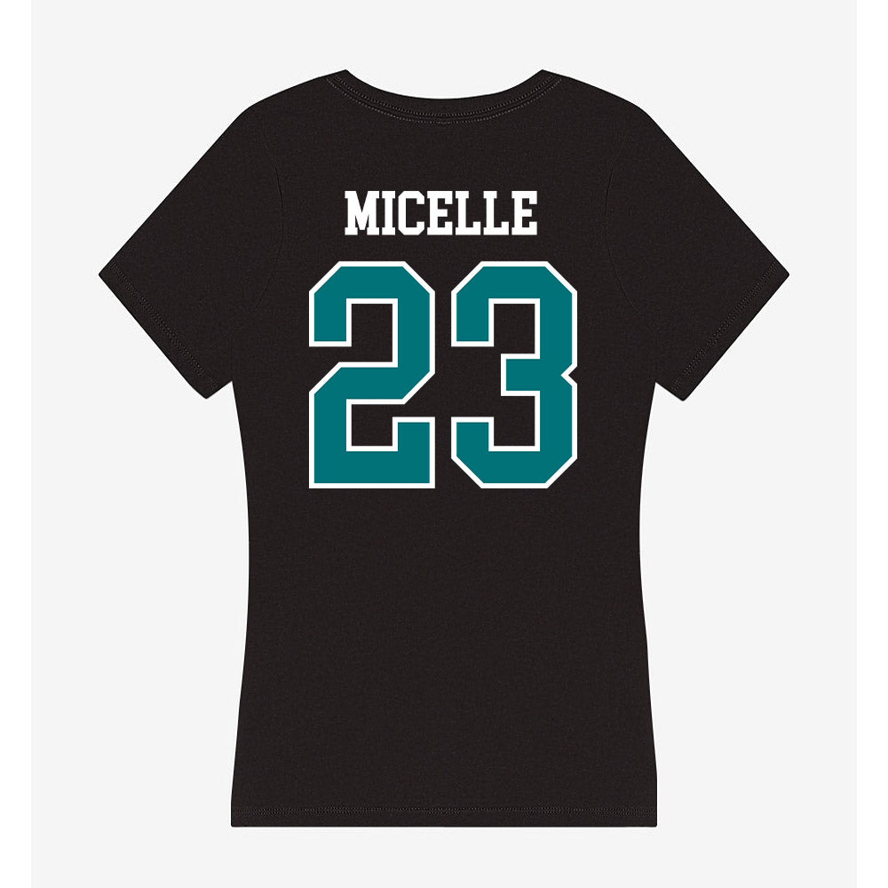 Coastal Carolina - NCAA Women's Volleyball : Becca Micelle - Women's V-Neck T-Shirt-1