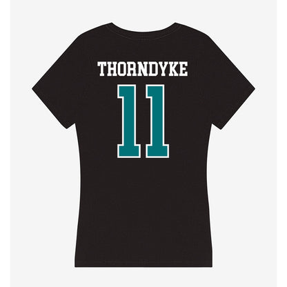 Coastal Carolina - NCAA Baseball : Colby Thorndyke - Women's V-Neck T-Shirt-1