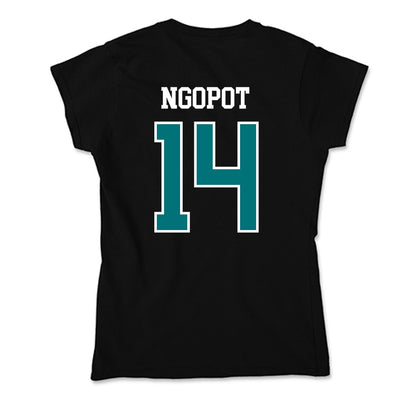 Coastal Carolina - NCAA Men's Basketball : Jerry Ngopot - Soft Style Women’s T-Shirt-1