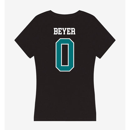 Coastal Carolina - NCAA Women's Basketball : Audrey Beyer - Women's V-Neck T-Shirt-1