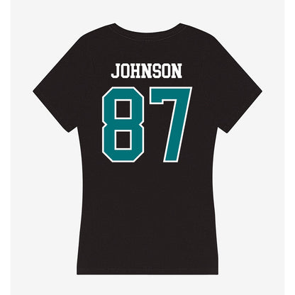 Coastal Carolina - NCAA Football : Jayden Johnson - Women's V-Neck T-Shirt-1