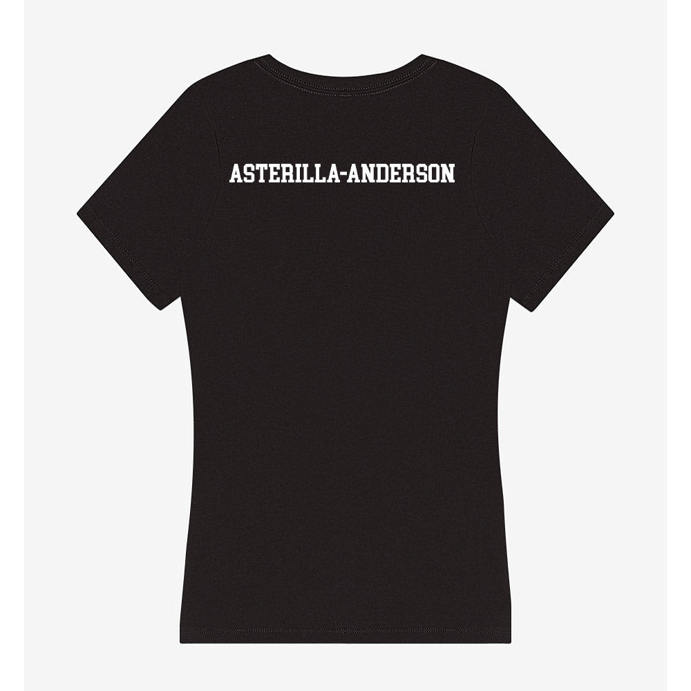 Coastal Carolina - NCAA Women's Track & Field : Nyela Asterilla-Anderson - Women's V-Neck T-Shirt-1