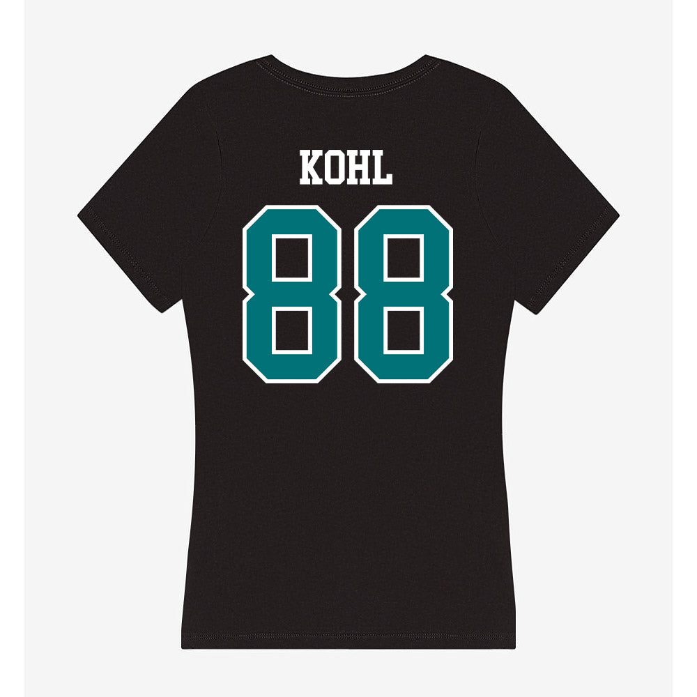 Coastal Carolina - NCAA Football : Jackson Kohl - Women's V-Neck T-Shirt-1