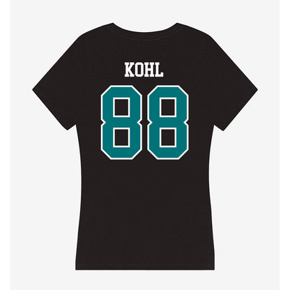 Coastal Carolina - NCAA Football : Jackson Kohl - Women's V-Neck T-Shirt-1
