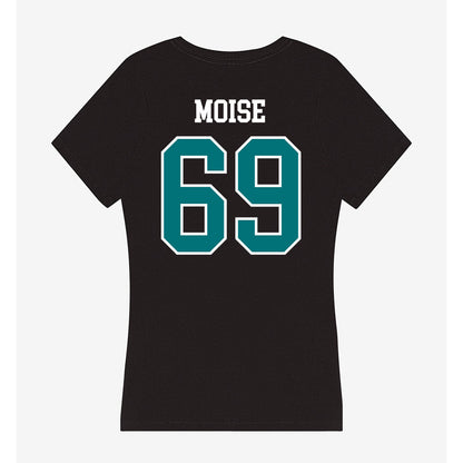 Coastal Carolina - NCAA Football : Willie Moise - Women's V-Neck T-Shirt-1