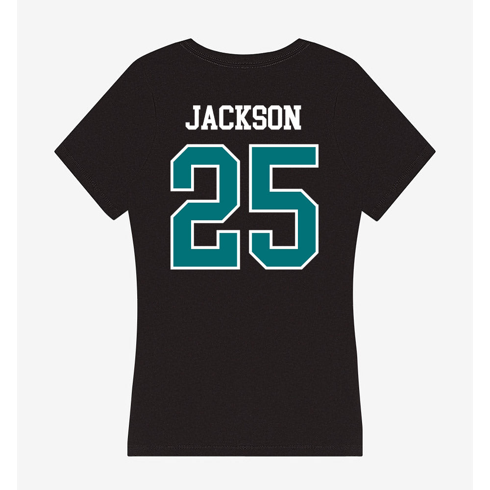 Coastal Carolina - NCAA Men's Soccer : Parker Jackson - Women's V-Neck T-Shirt-1