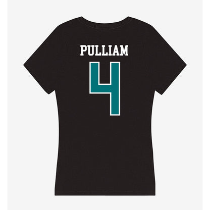 Coastal Carolina - NCAA Football : Marcellius Pulliam - Women's V-Neck T-Shirt-1