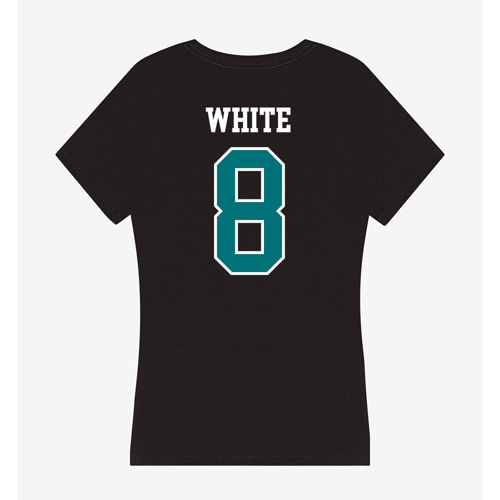 Coastal Carolina - NCAA Football : Gabe White - Women's V-Neck T-Shirt-1