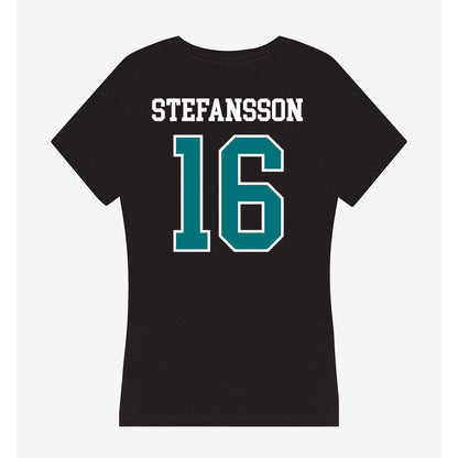 Coastal Carolina - NCAA Men's Soccer : Gudjon Stefansson - Women's V-Neck T-Shirt-1
