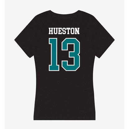 Coastal Carolina - NCAA Women's Basketball : Tracey Hueston - Women's V-Neck T-Shirt-1