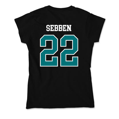 Coastal Carolina - NCAA Women's Lacrosse : Ava Sebben - Soft Style Women’s T-Shirt-1