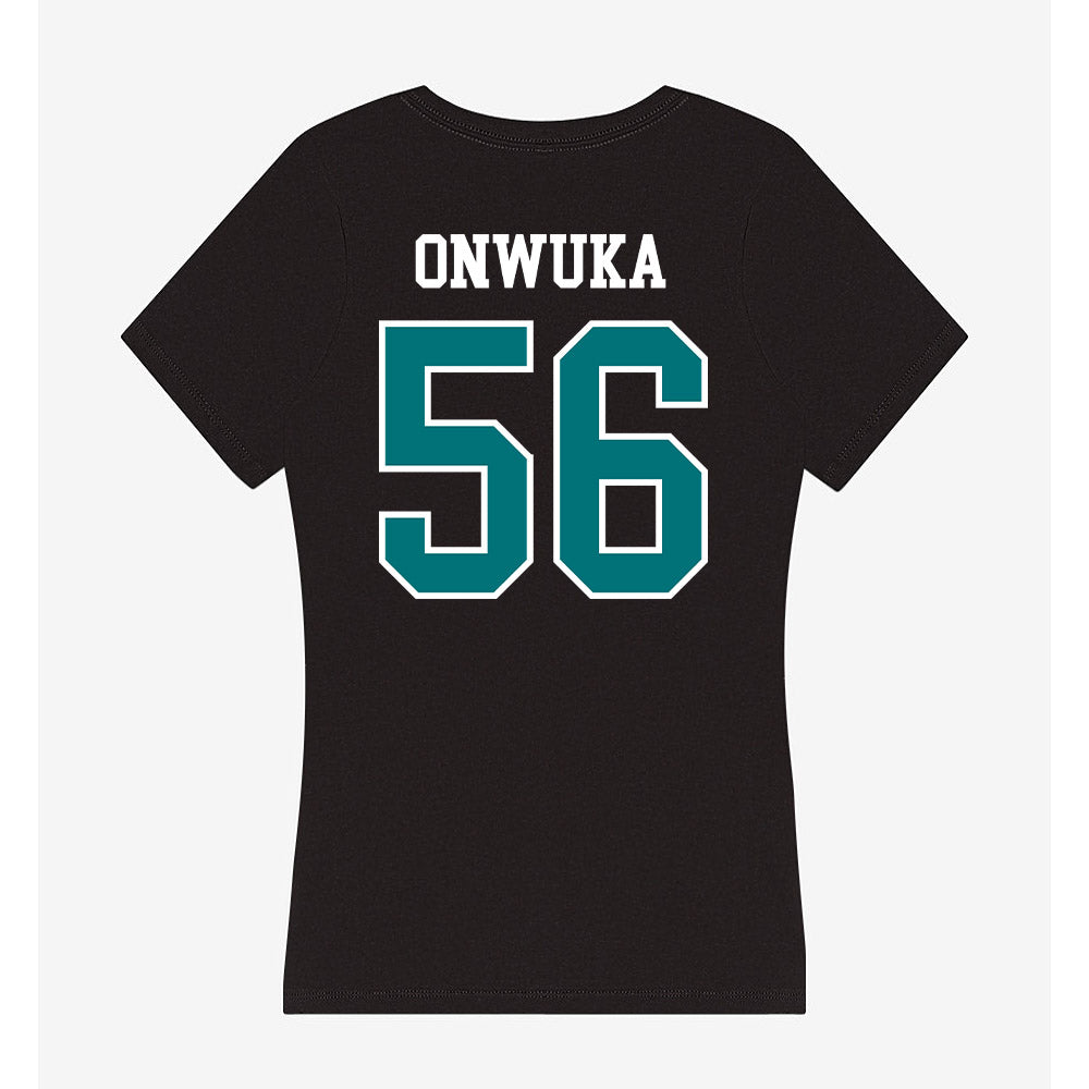 Coastal Carolina - NCAA Football : Obinna Onwuka - Women's V-Neck T-Shirt-1