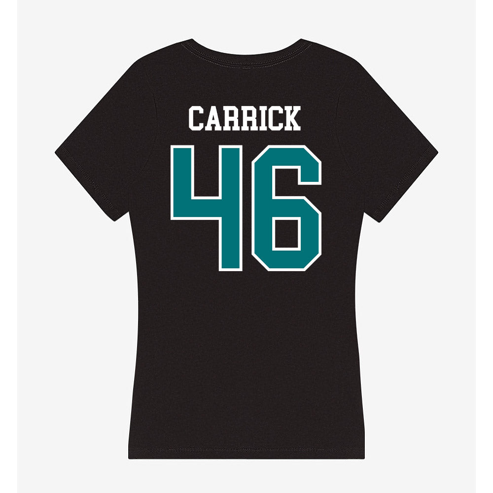 Coastal Carolina - NCAA Football : Gavin Carrick - Women's V-Neck T-Shirt-1
