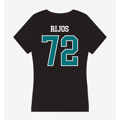 Coastal Carolina - NCAA Football : Dominic Rijos - Women's V-Neck T-Shirt-1