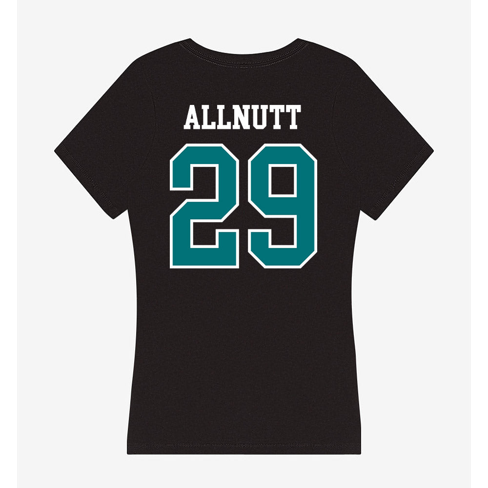 Coastal Carolina - NCAA Women's Lacrosse : reese Allnutt - Women's V-Neck T-Shirt-1