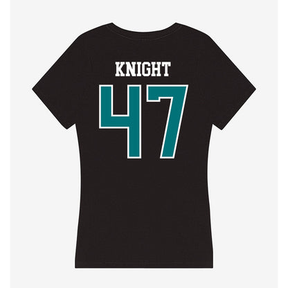 Coastal Carolina - NCAA Football : Michael Knight - Women's V-Neck T-Shirt-1