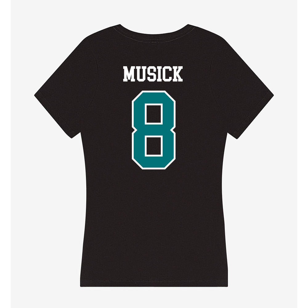 Coastal Carolina - NCAA Women's Volleyball : Kaylee Musick - Women's V-Neck T-Shirt-1