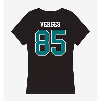 Coastal Carolina - NCAA Football : Ben Verges - Women's V-Neck T-Shirt-1