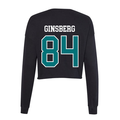 Coastal Carolina - NCAA Football : Andrew Ginsberg - Women's Cropped Crew Fleece-1