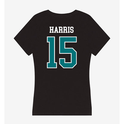 Coastal Carolina - NCAA Women's Basketball : Tateyoina Harris - Women's V-Neck T-Shirt-1