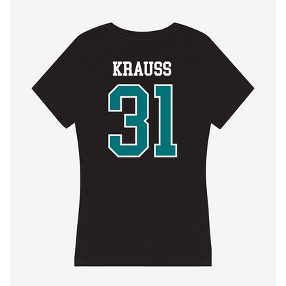 Coastal Carolina - NCAA Women's Lacrosse : Erica Krauss - Women's V-Neck T-Shirt-1