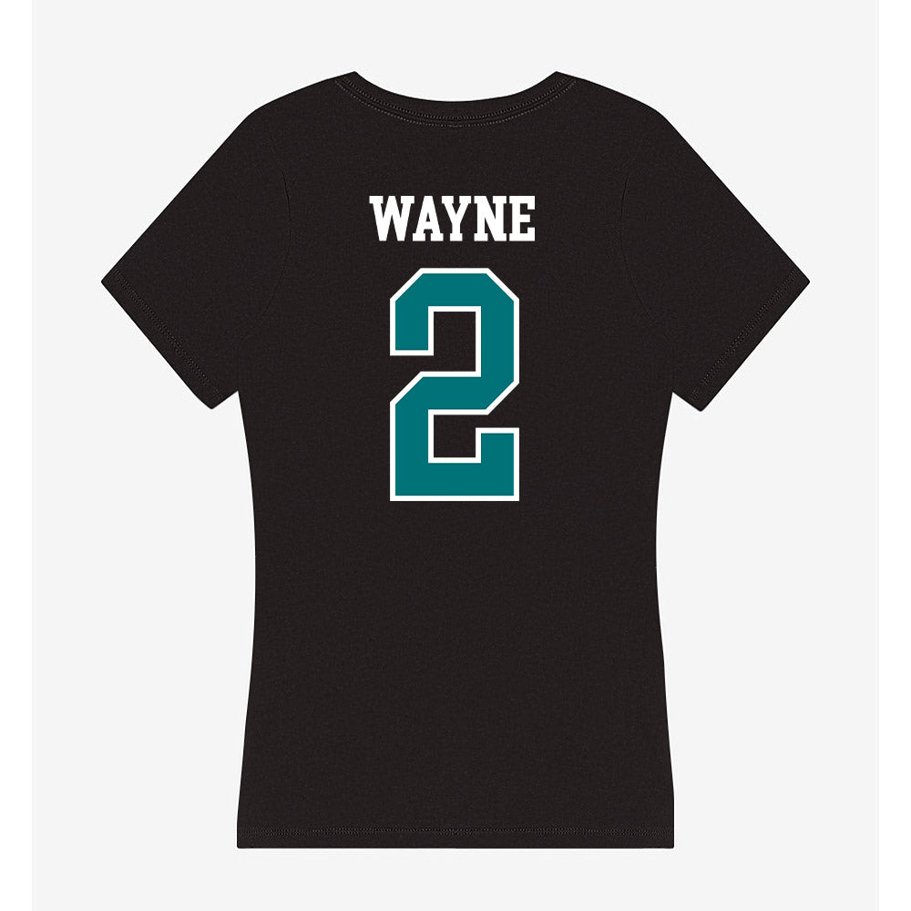 Coastal Carolina - NCAA Football : Jamarion Wayne - Women's V-Neck T-Shirt-1