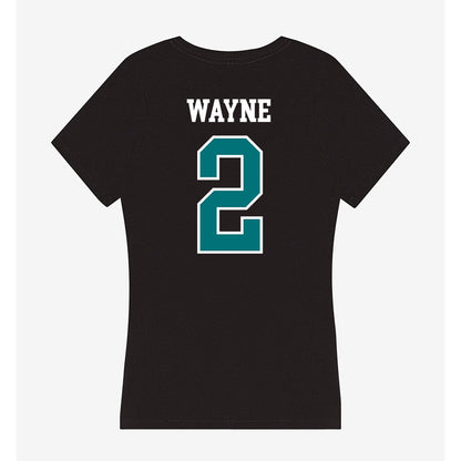 Coastal Carolina - NCAA Football : Jamarion Wayne - Women's V-Neck T-Shirt-1