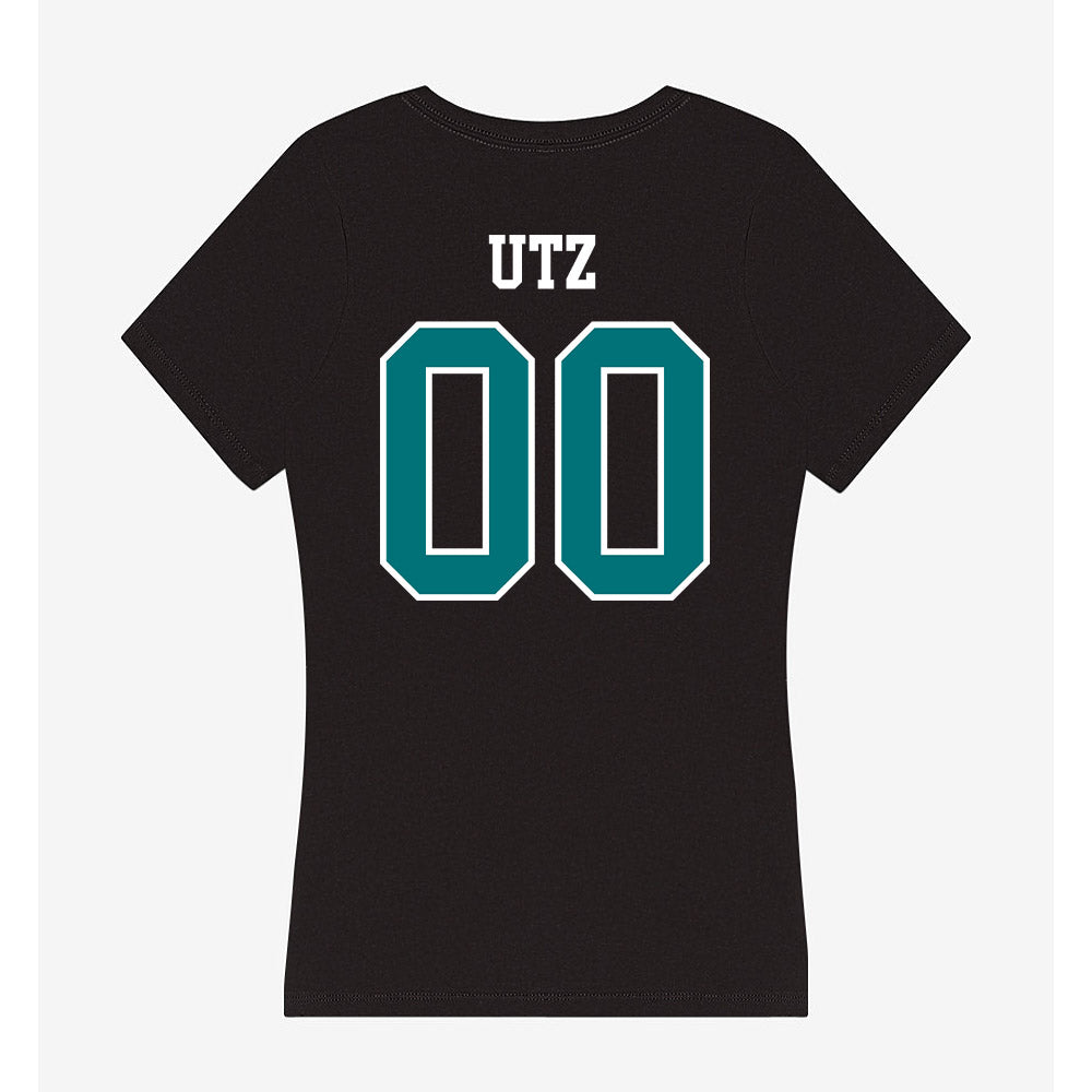 Coastal Carolina - NCAA Women's Soccer : Addie Utz - Women's V-Neck T-Shirt-1