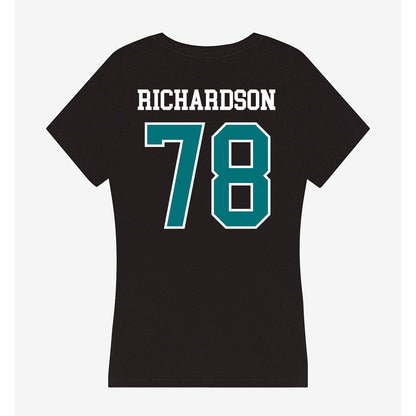 Coastal Carolina - NCAA Football : Daughtry Richardson - Women's V-Neck T-Shirt-1