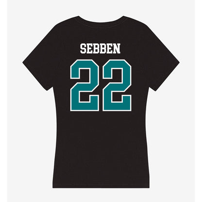 Coastal Carolina - NCAA Women's Lacrosse : Ava Sebben - Women's V-Neck T-Shirt-1