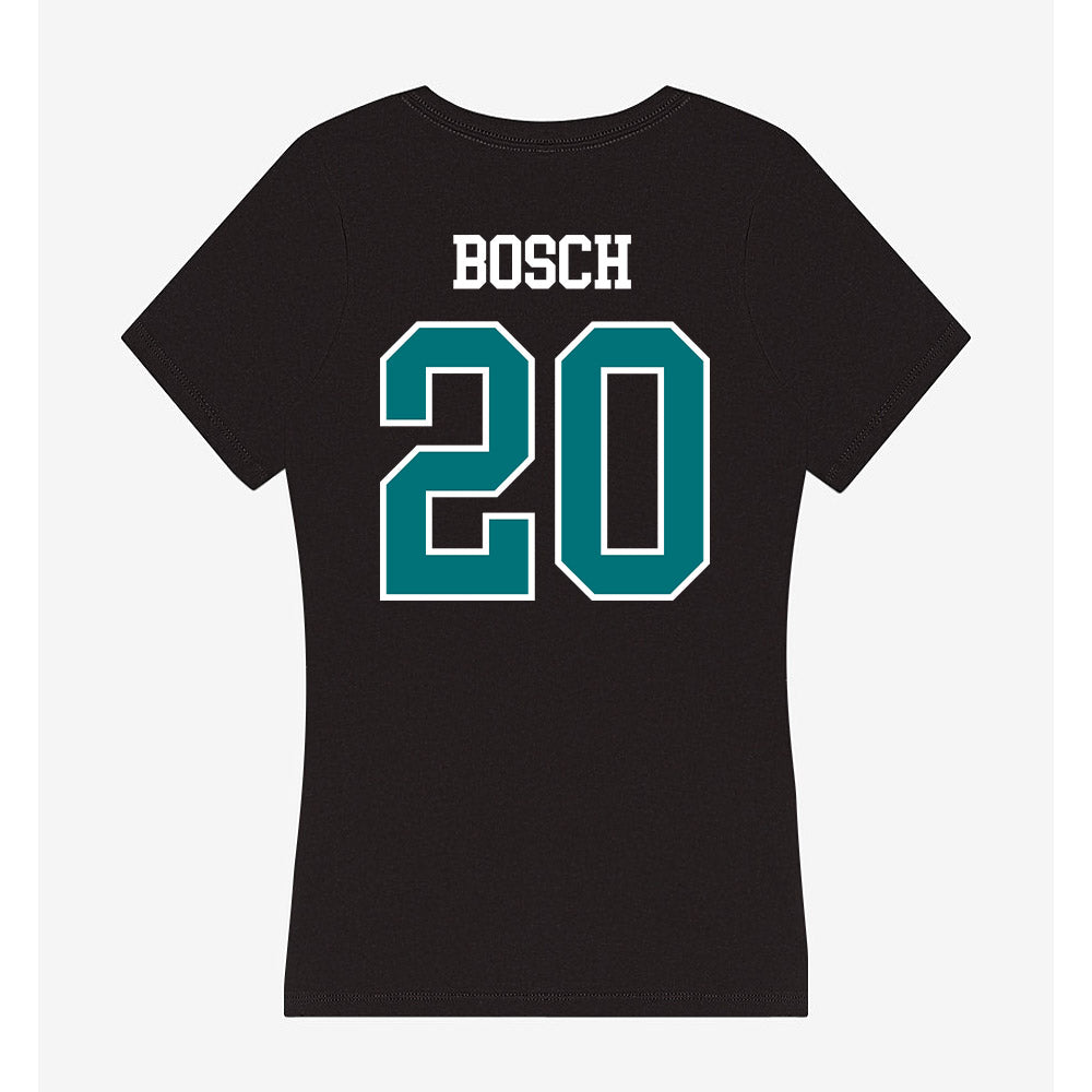 Coastal Carolina - NCAA Baseball : Case Bosch - Women's V-Neck T-Shirt-1