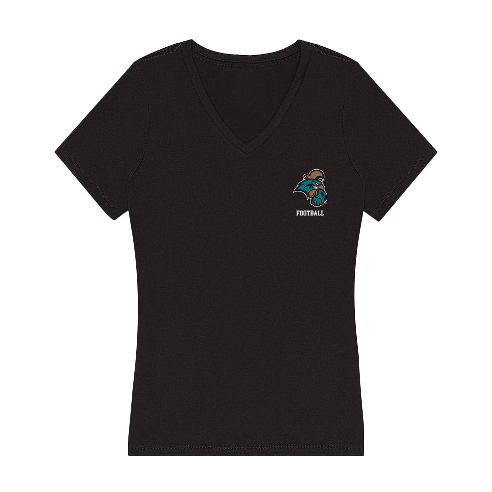 Coastal Carolina - NCAA Football : Michael Knight - Women's V-Neck T-Shirt-0
