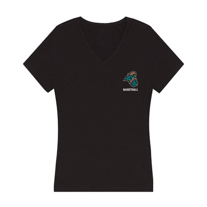 Coastal Carolina - NCAA Women's Basketball : Audrey Beyer - Women's V-Neck T-Shirt-0