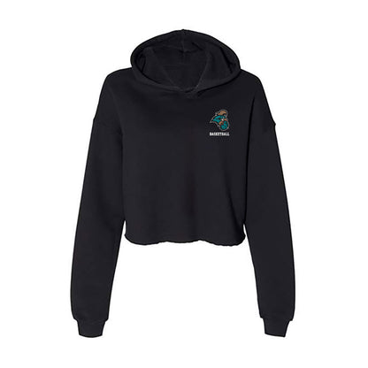 Coastal Carolina - NCAA Men's Basketball : Dajohn Craig - Women's Crop Fleece Hoodie-0