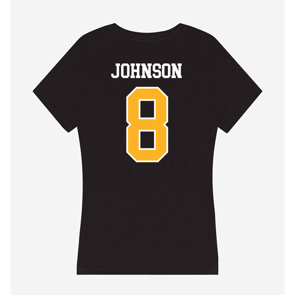 Towson - NCAA Football : Jaydyn Johnson - Women's V-Neck T-Shirt-1