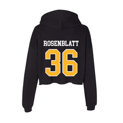 Towson - NCAA Women's Soccer : Sofia Rosenblatt - Women's Crop Fleece Hoodie-1