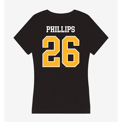 Towson - NCAA Football : Kahseim Phillips - Women's V-Neck T-Shirt-1